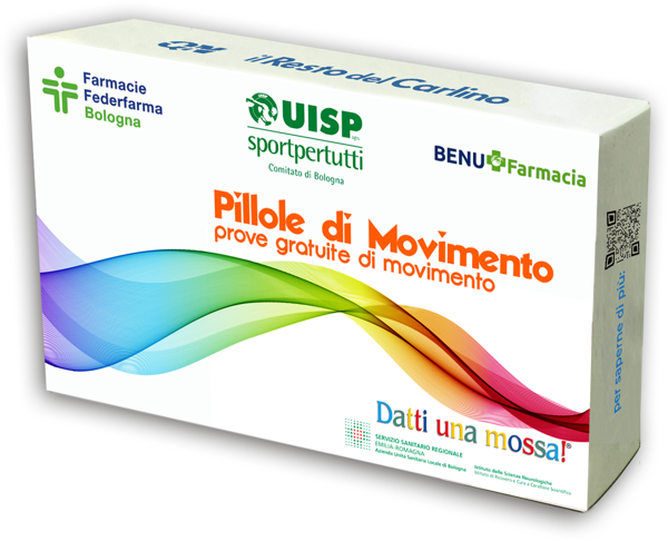 Pillole di movimento, confezione